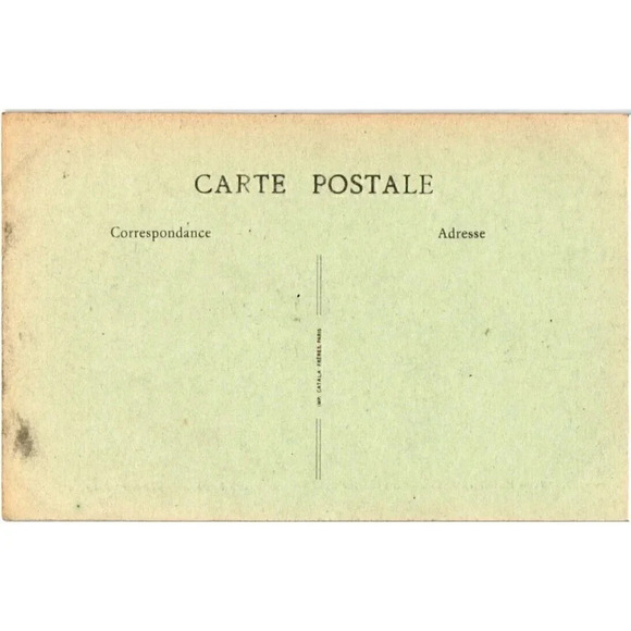 REIMS en Ruines-La Fontaine Subé prise de la rue Buirette- Reims France Postcard - Picture 2 of 2